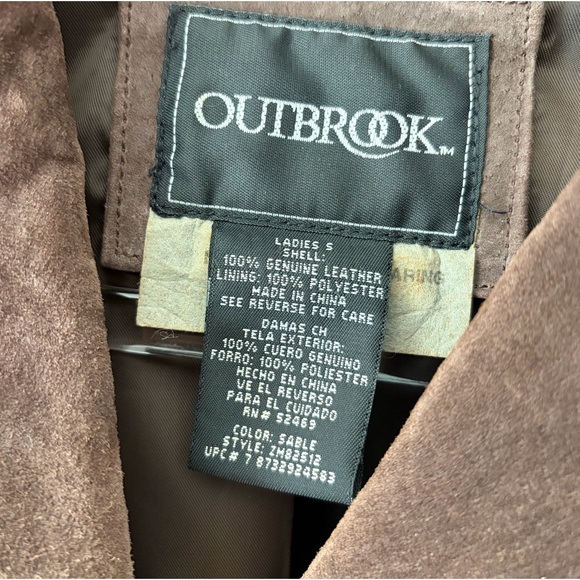 Outbrook Brown Genuine Leather Fringe Jacket - Picture 2 of 11